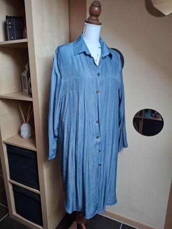 Robe chemise bleu jean neuve étiquetée 