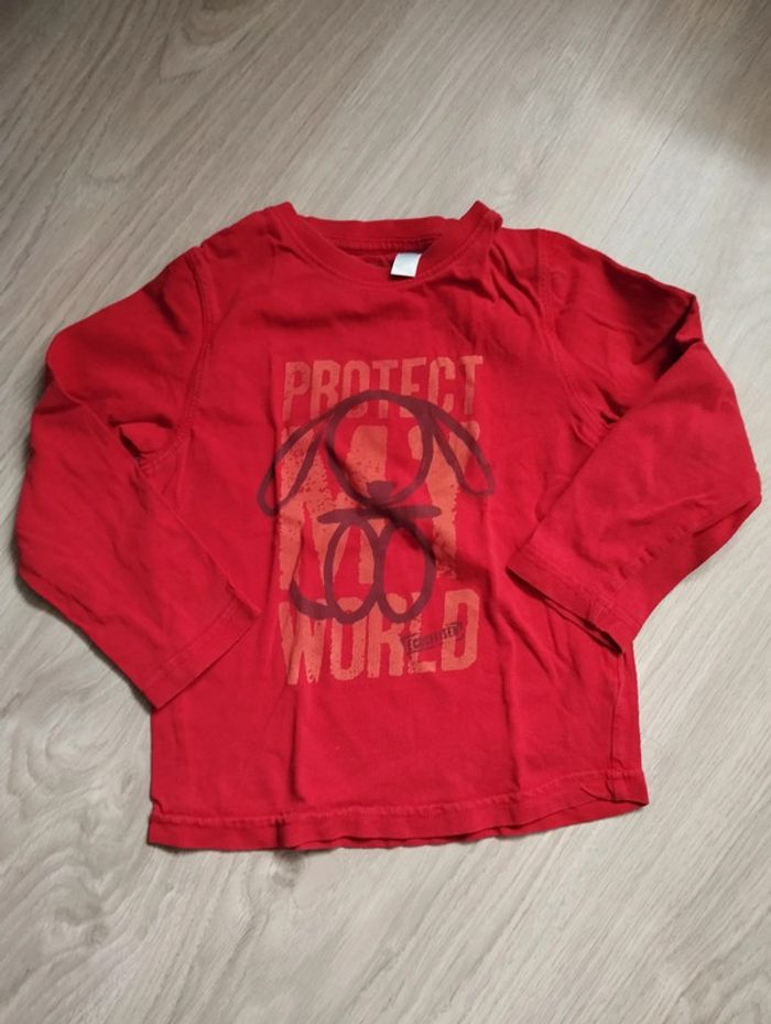 Lit de 3 tee-shirt manches longues 4 ans - photo numéro 3