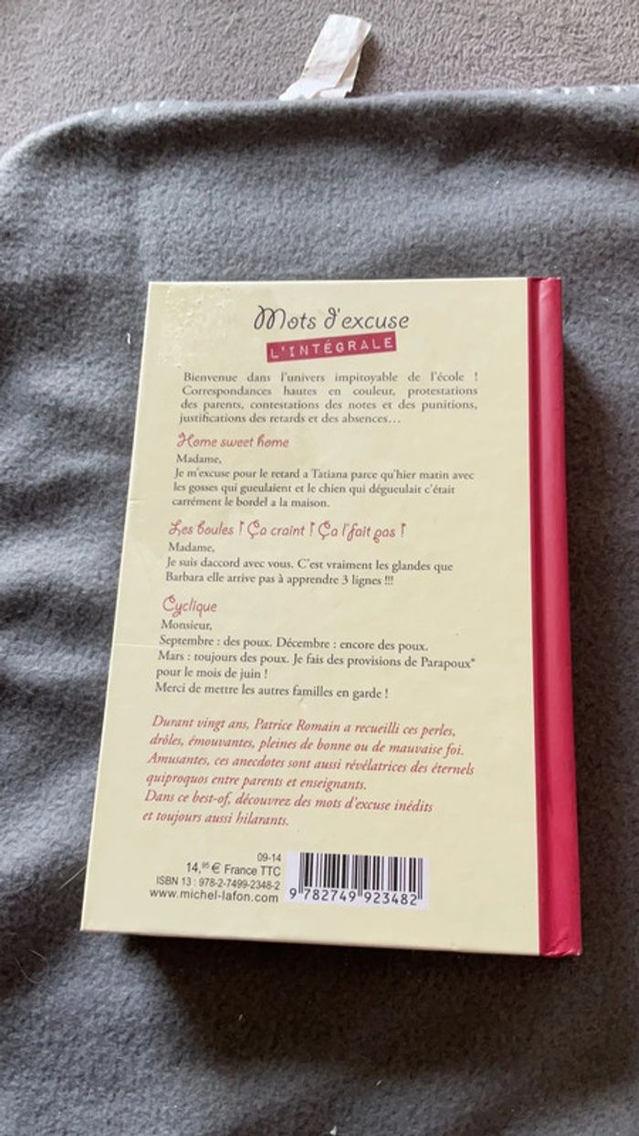 #mots d’excuse Patrice Romain - photo numéro 3