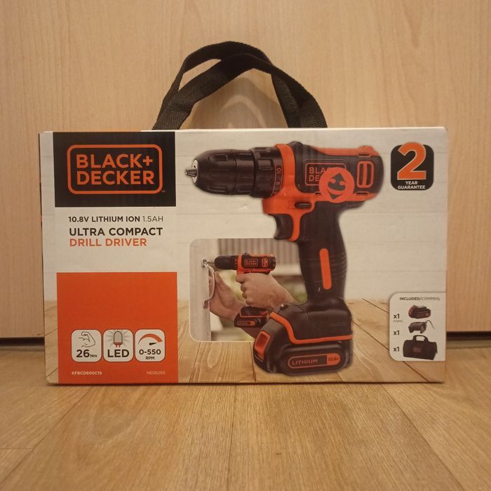 Perceuse visseuse sans fil Black et Decker - photo numéro 1