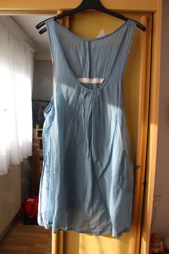 Tunique voile Bleu