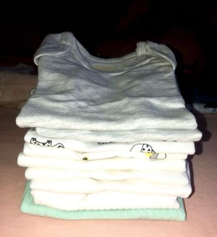 Lot 9 Bodies Garçon Neufs - 0/1mois - photo numéro 3