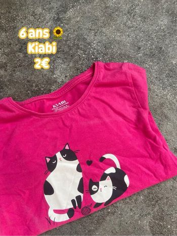 T-shirt 🌻 6 ans 🌻 Kiabi