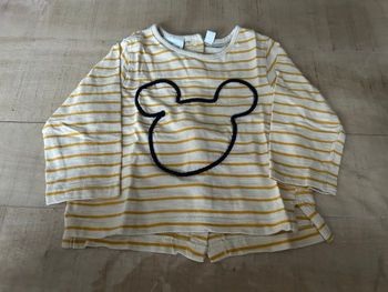 Marinière jaune Mickey 