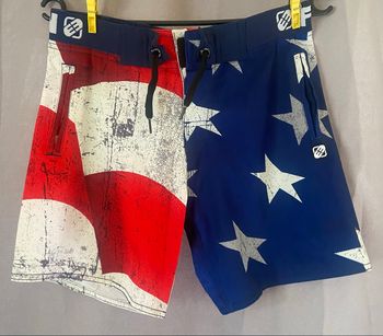 Short de bain »Freegun »drapeau américain