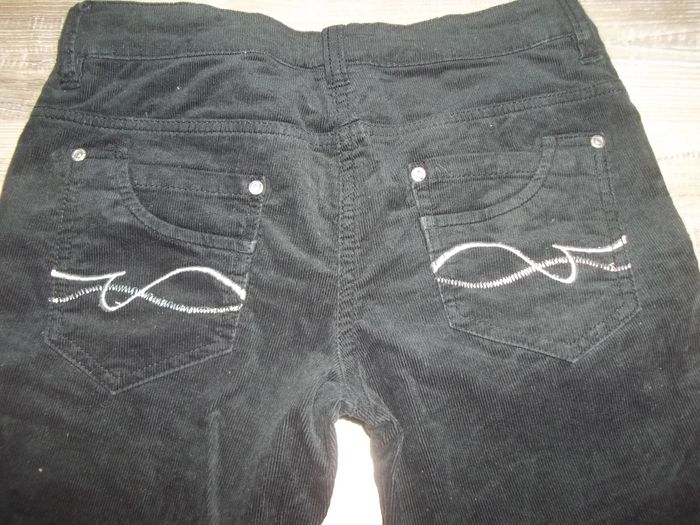 Pantalon velours noir Here&There 152 cm (Pant4) - photo numéro 3