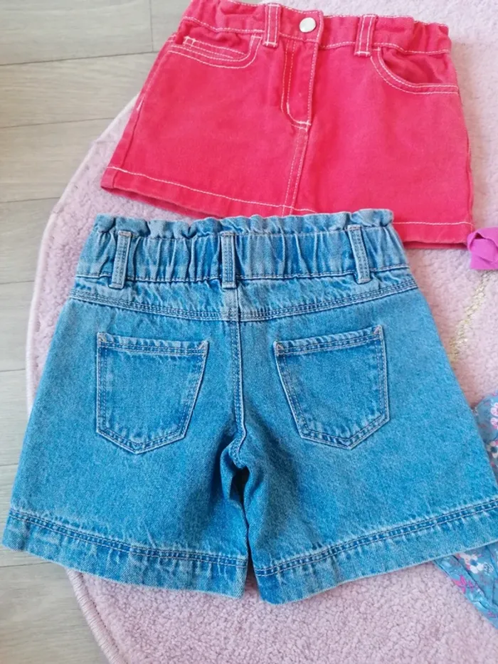 Lot shorts jupe été fille - photo numéro 5