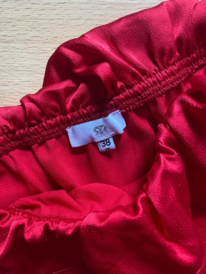 Top asymétrique rouge - photo numéro 3