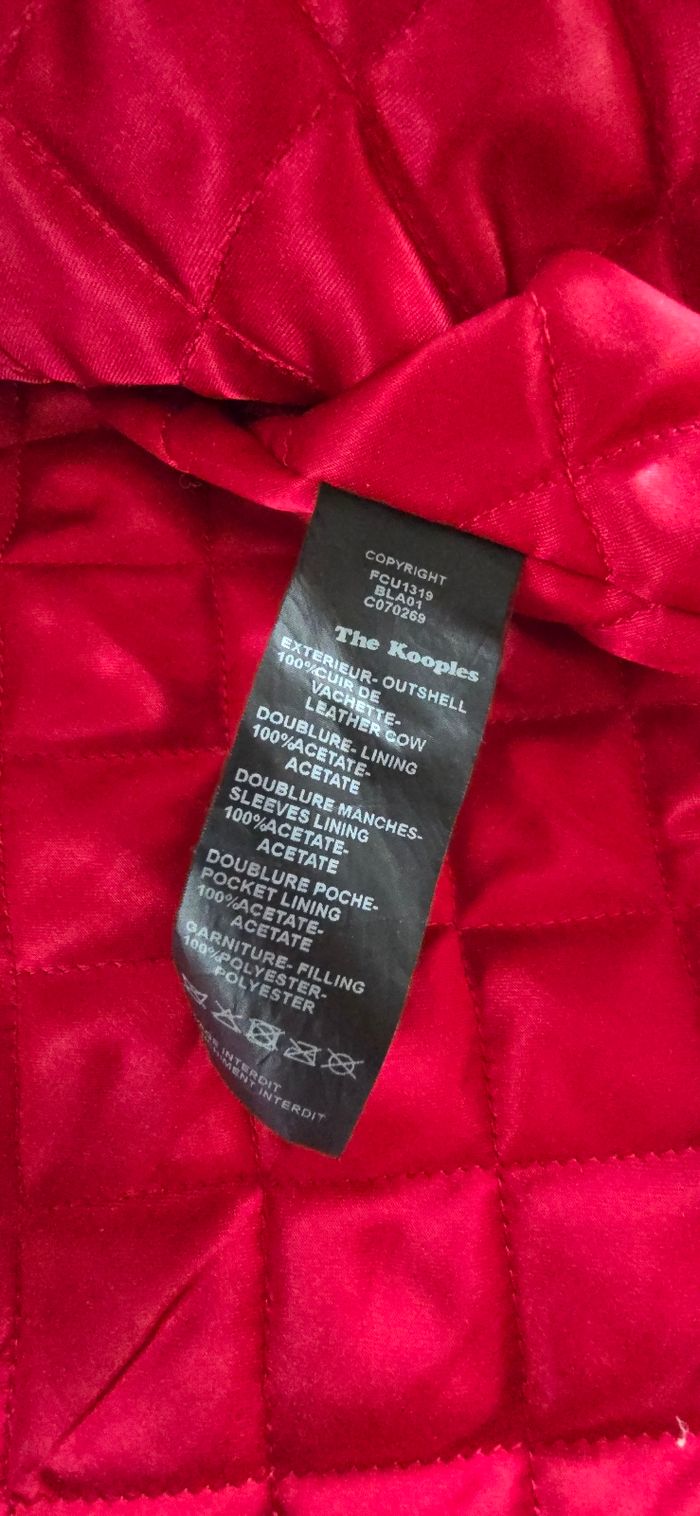 Veste en cuir The kooples - photo numéro 5