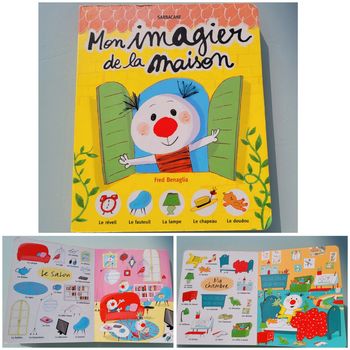 Livre Mon Imagier de la Maison 🏠 Éditions Sarbacane