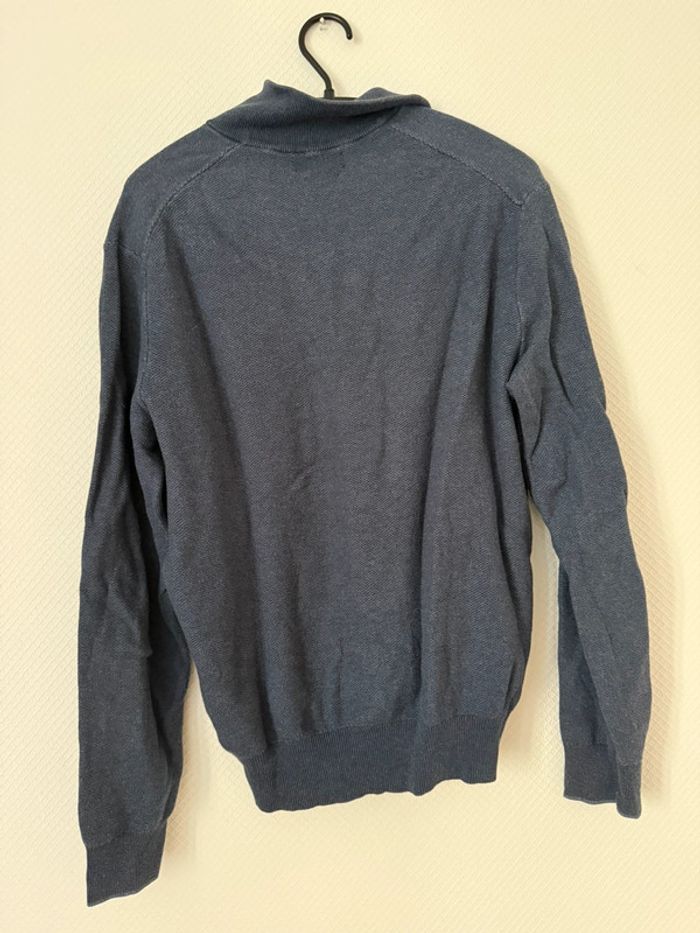 Pull zipe Marine en très bon état taille M ralph Lauren - photo numéro 4