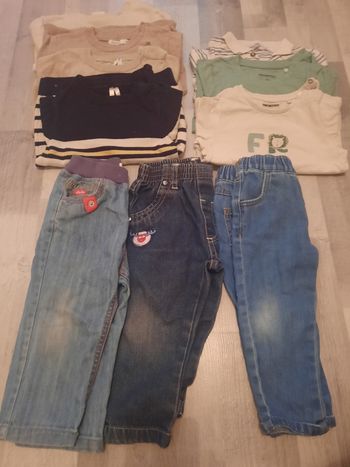 Lot vêtements bébé garçon