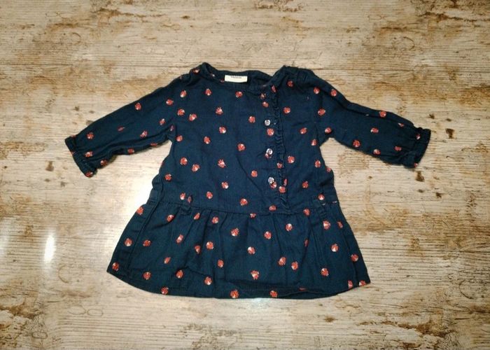 Jolie tunique blouse manches longues fille 3 mois TAO