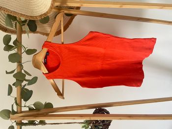Débardeur orange Kiabi XS/34