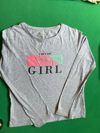 Tee shirt manches longues fille 8 ans kiabi