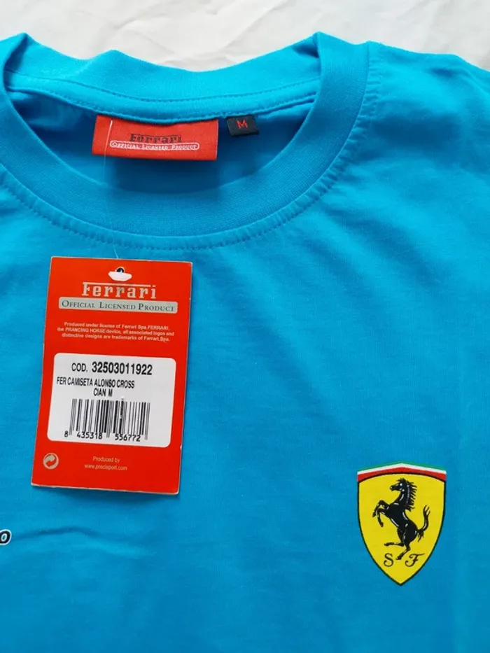 T-shirt Ferrari homme neuf - photo numéro 4