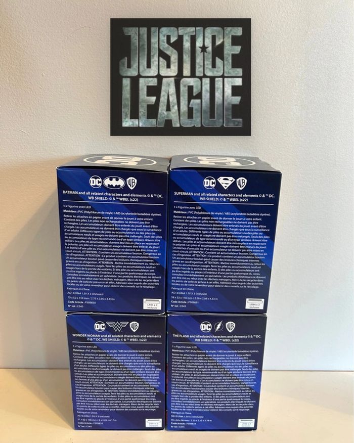 DC Justice League Pack 4 Figurines : Batman, flash, Wonder Woman & superman (neuf ) - photo numéro 6