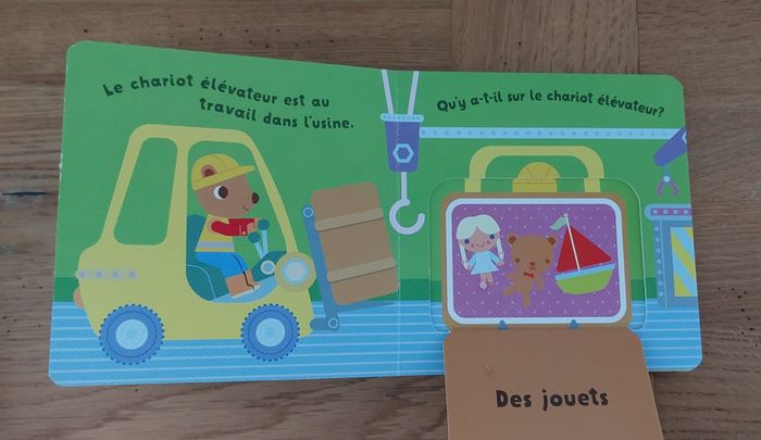 Les véhicules - livre cartonné, épais et avec rabats - photo numéro 3