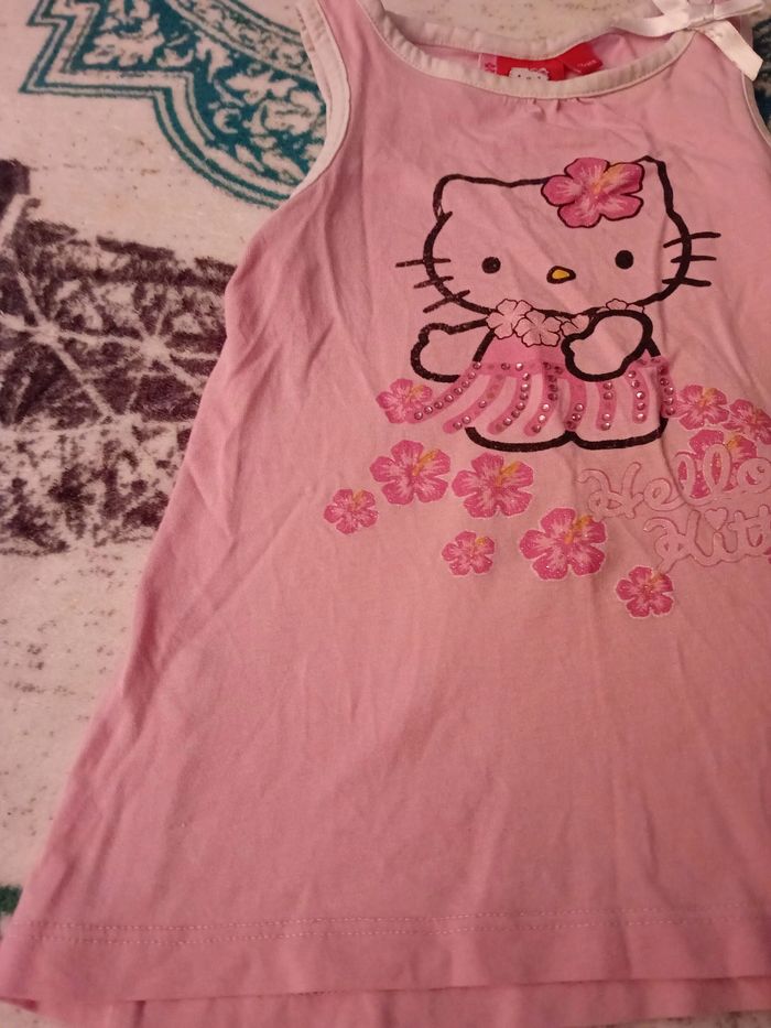 Débardeur Hello Kitty en 3 ans - photo numéro 2