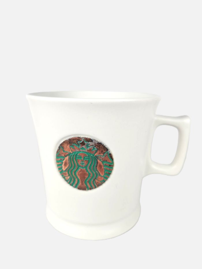 Tasse Starbucks Collector 2014 - Medallion Sirène Cuivre - Céramique