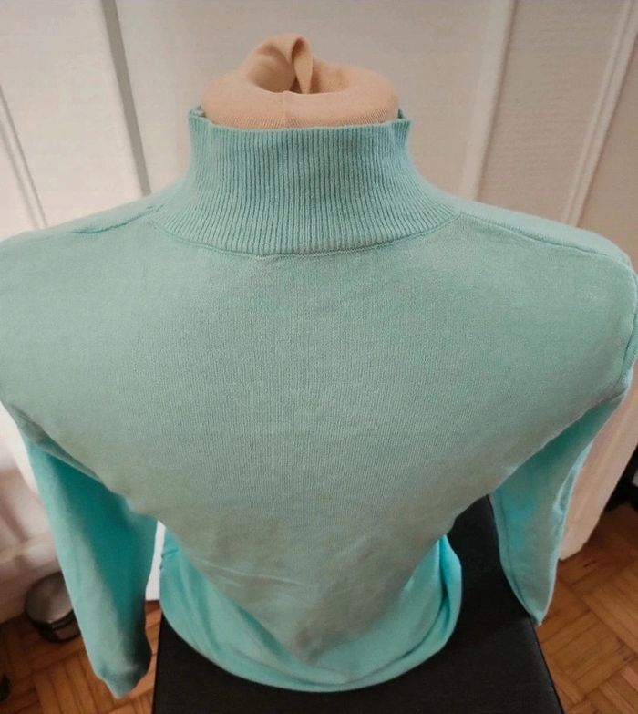 Pull col cheminé coton - photo numéro 4