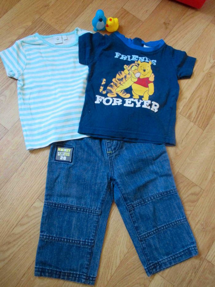 Pantalon teeshirts Disney 12 mois