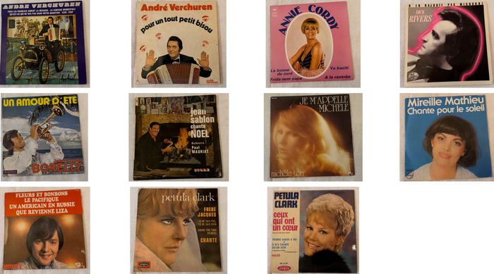 Divers 45 tours vinyle, vente à l’unité ou par lot