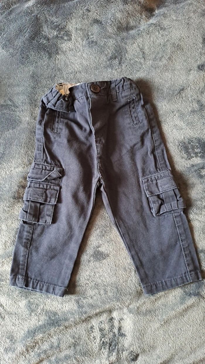 💚Pantalon cargo bébé garçon  – Taille 18 mois