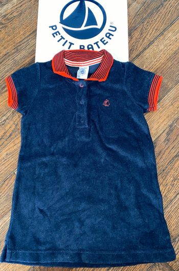 robe éponge Petit Bateau 12 mois