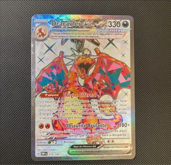 Carte Pokémon Dracaufeu 215/197 Ex NM