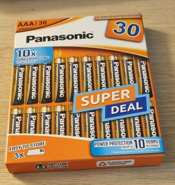 Panasonic lot de 30 Pile AAA
