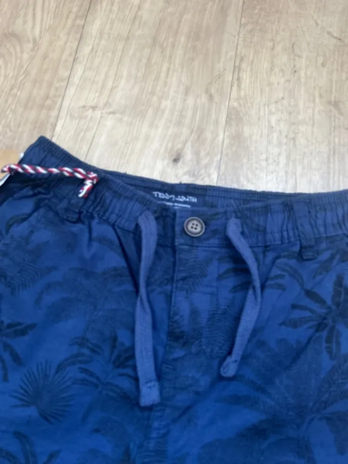 Short Teddy Smith S-Sling jr print bleu marine 12ans - photo numéro 2