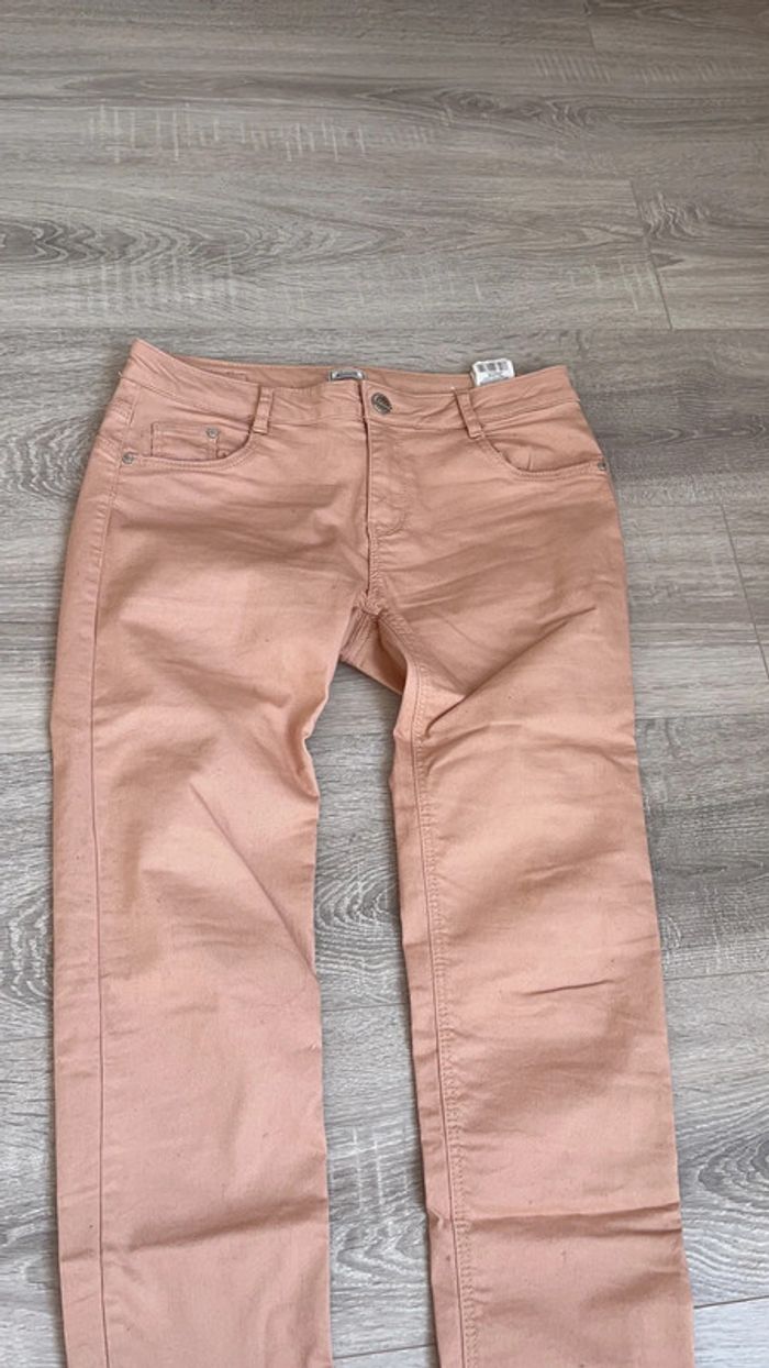 Pantalon léger femme saumon taille 38 - photo numéro 2