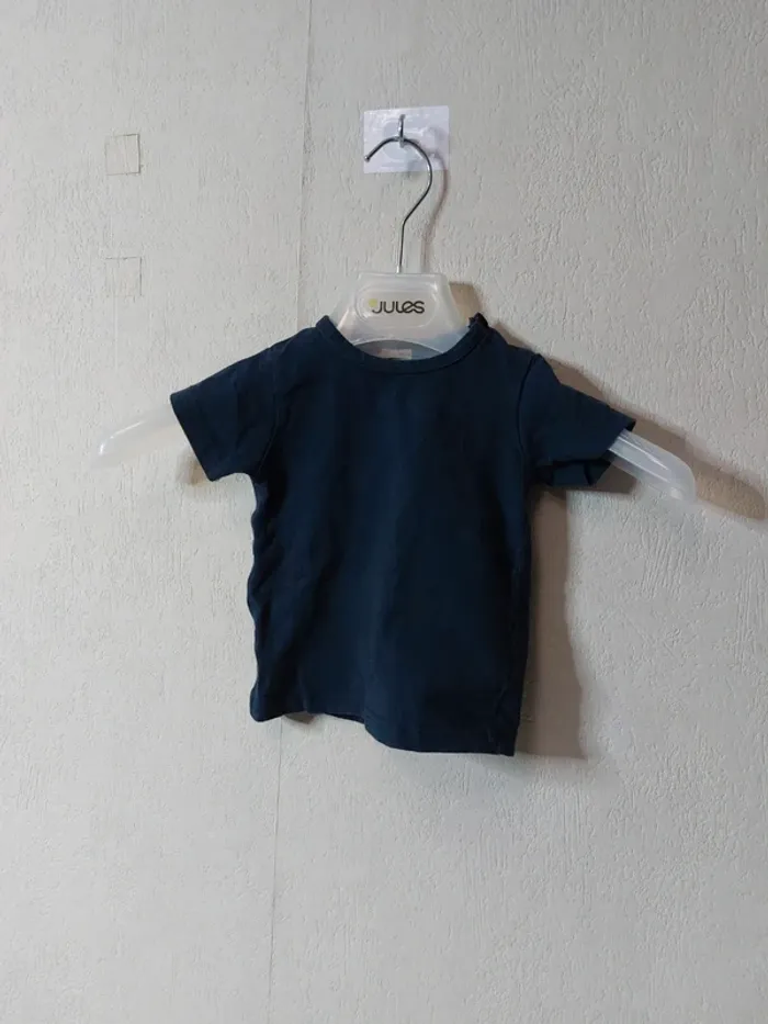 Tee-shirt bleu manche courte " Boite à malices" - photo numéro 2