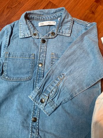 Lot 2 chemises Zara et petit bateau 2 ans