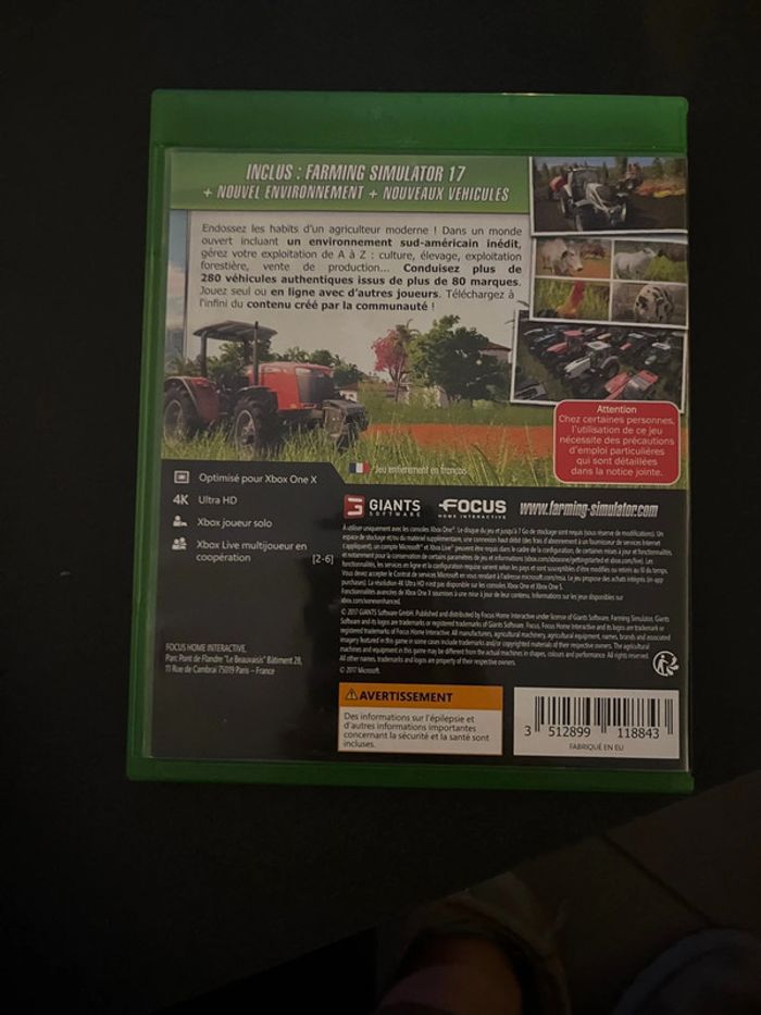 Jeu Xbox one Farming simulator 17 - photo numéro 2