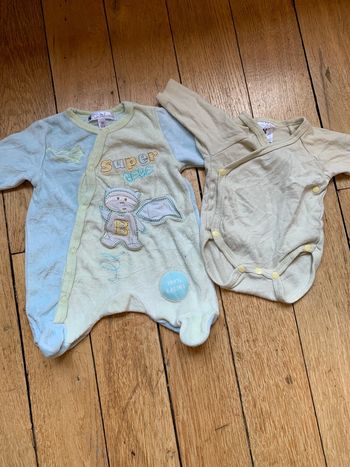 Pyjama et body naissance