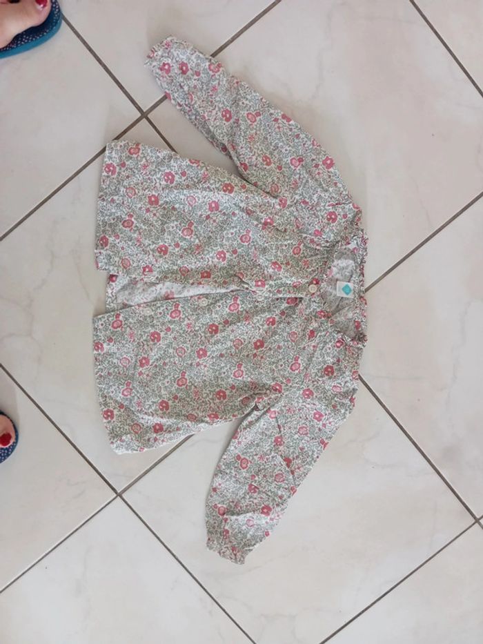 Blouse boutons liberty