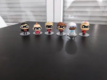 Lot de 6 mini figurines Funko pop Pixar les Indestructibles