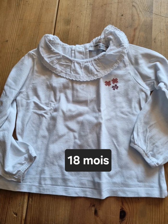 Tee shirt manche longue fille