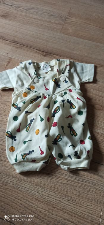 Ensemble salopette 6 mois