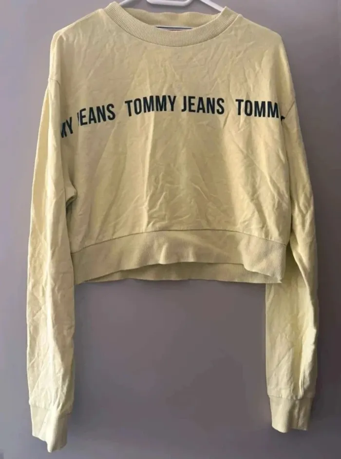 Pull court tommy jeans taille L