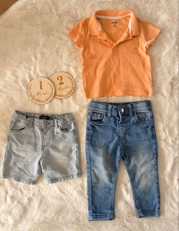 Ensemble polo + jeans / short 
