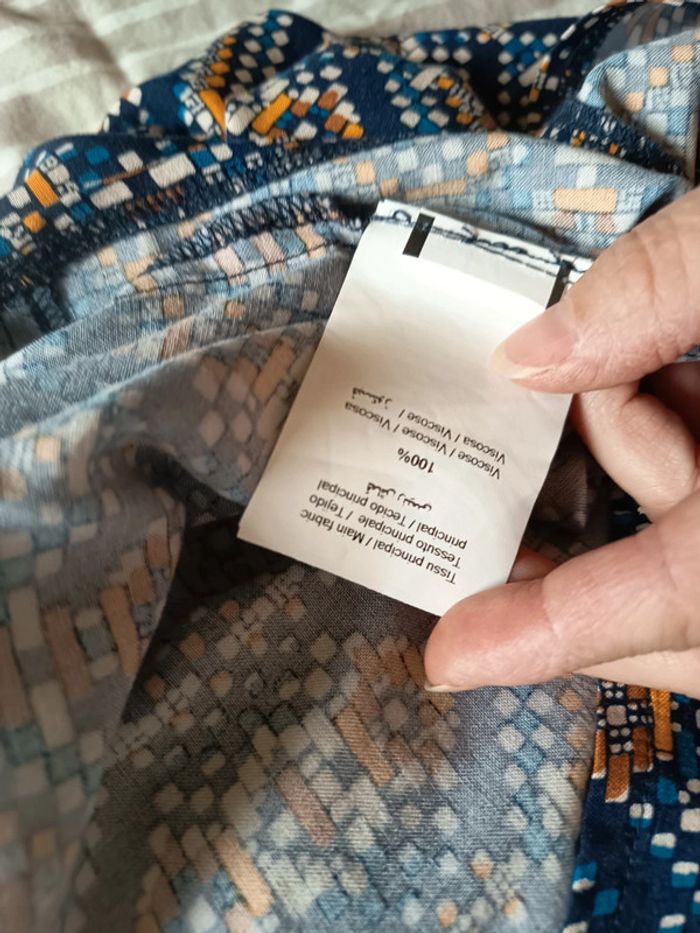 Jupe courte façon portefeuille imprimé wax - photo numéro 7