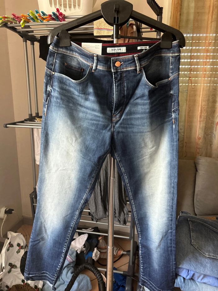 Jean salsa bleu