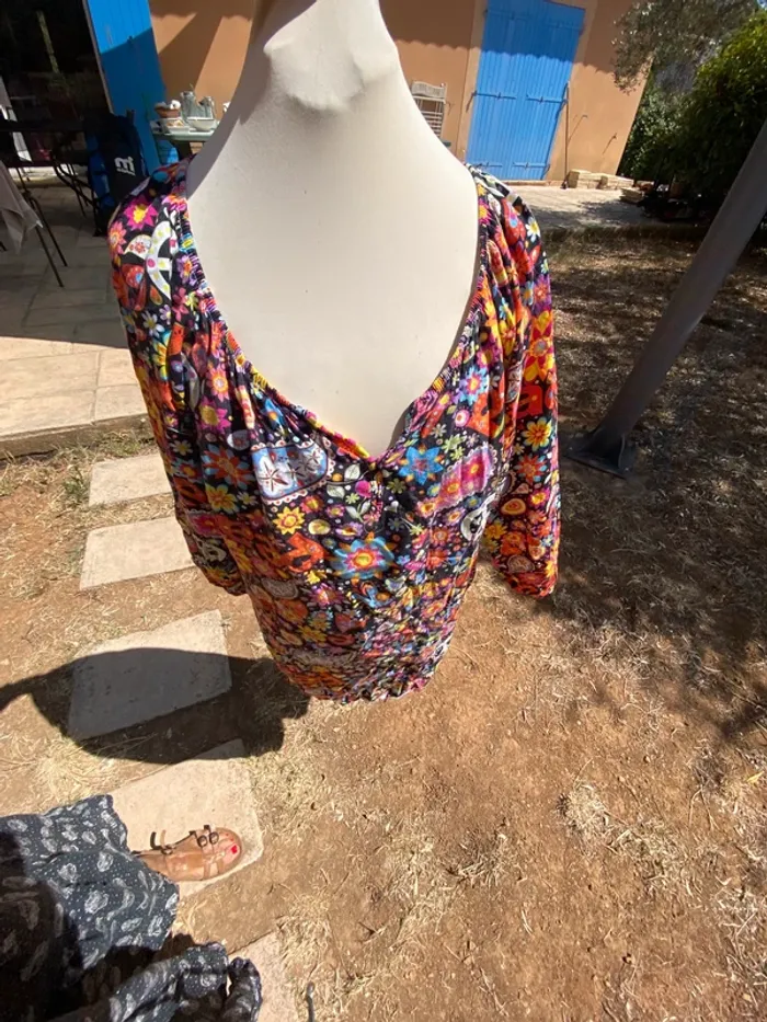 Superbe Tunique originale  effet hippie By coco - photo numéro 7