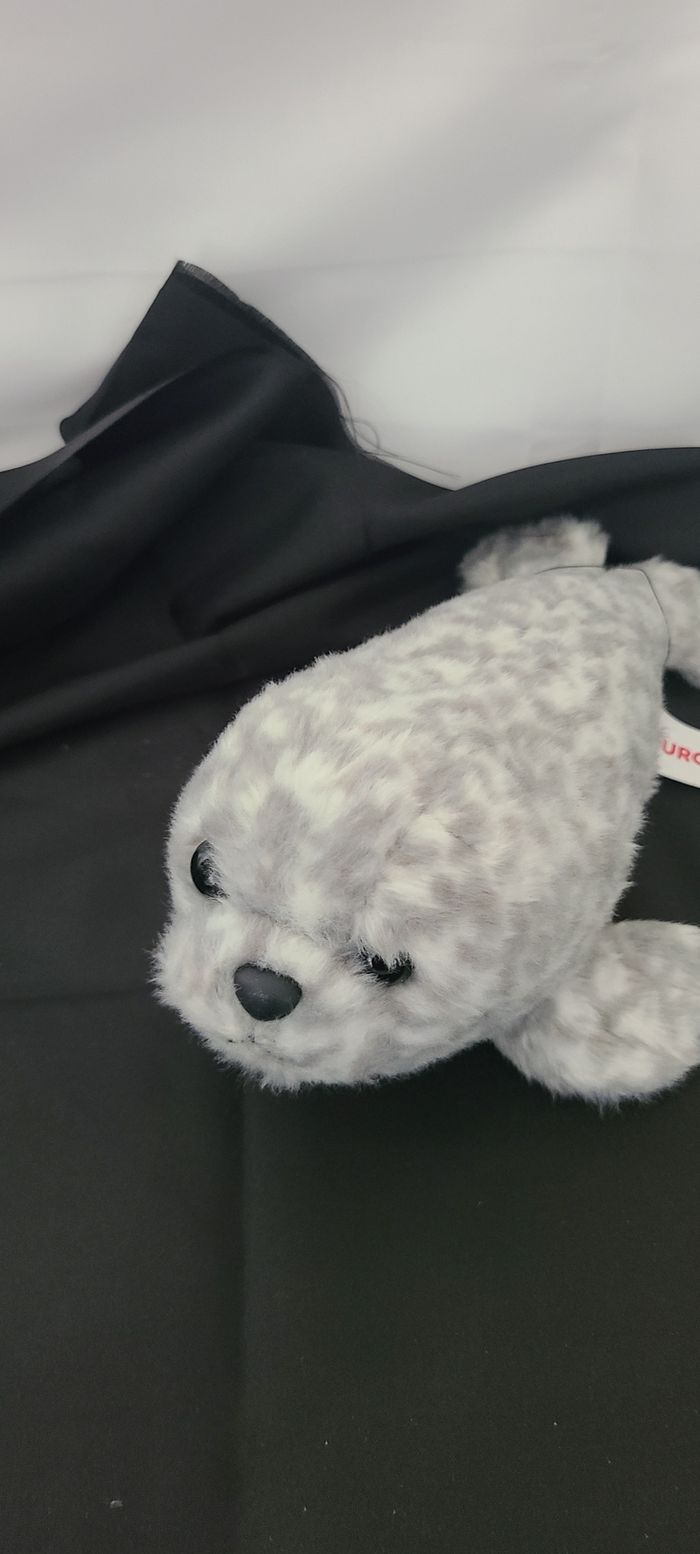 Phoque gris en peluche réaliste pour aquarium marin, animal en peluche Aurora - photo numéro 5