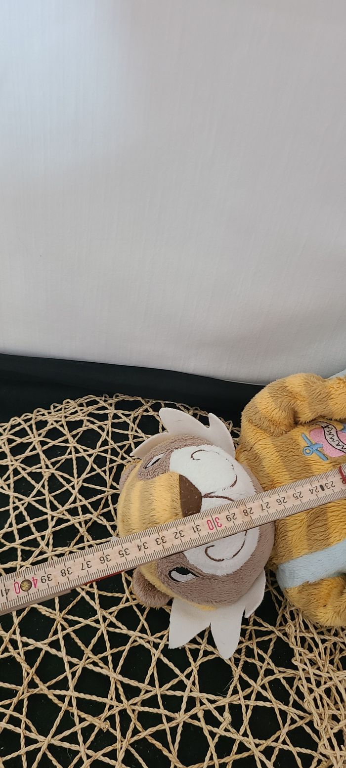 Lion Ikéa Cirque avec altère Mamma rayé orange et bleu - photo numéro 5