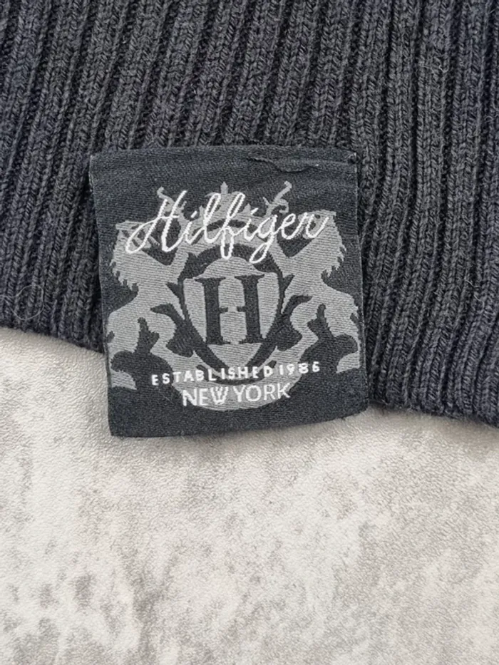 Pull rayé gris Tommy Hilfiger – Taille L Femme - photo numéro 7