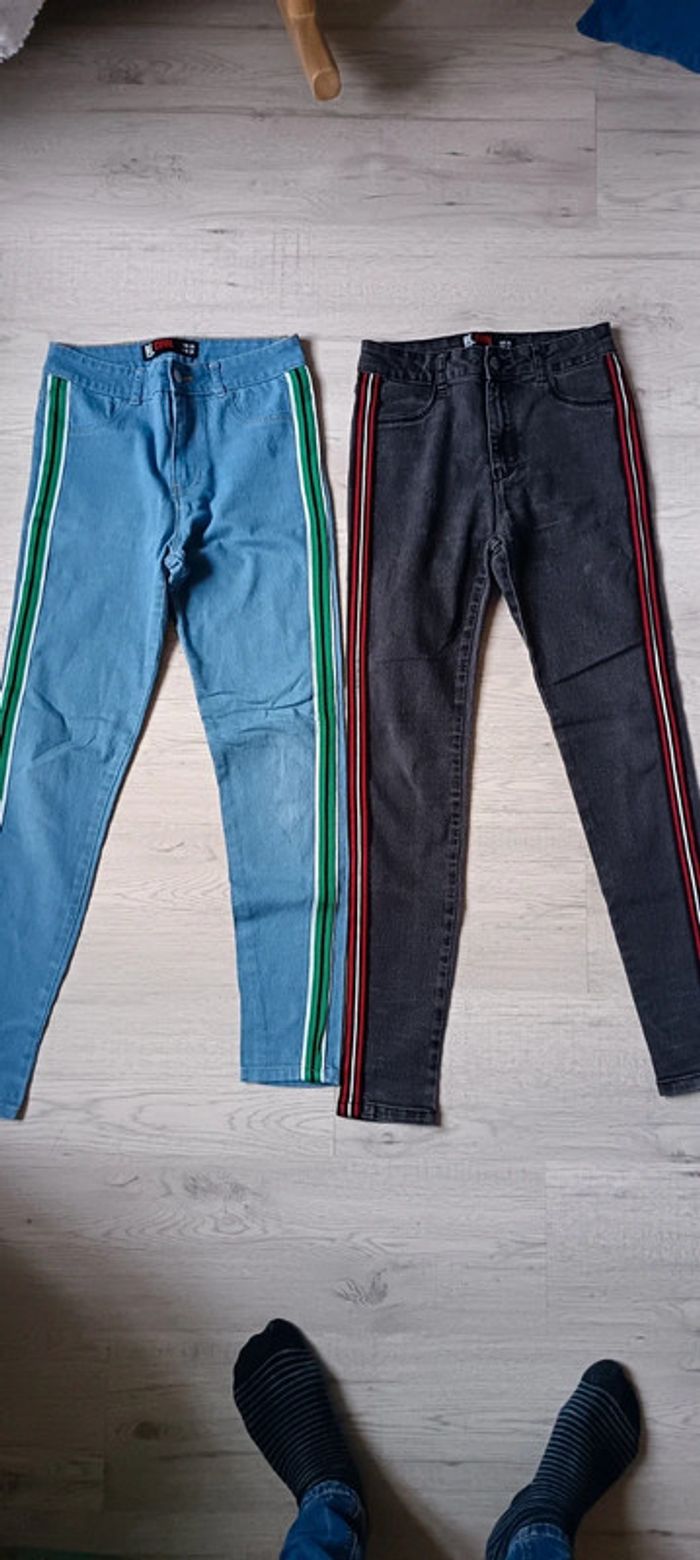 Lot deux pantalon S 36 Jennyfer femme ado